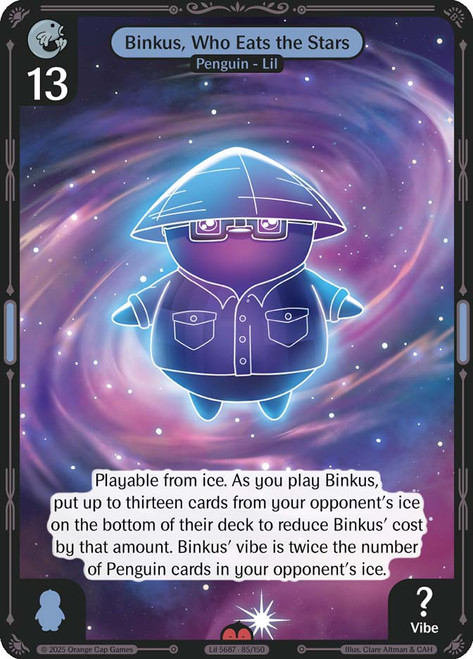 Binkus, Who Eats the Stars
Legend of the Lils
Single
Vibes