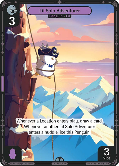 Lil Solo Adventurer
Legend of the Lils
Single
Vibes