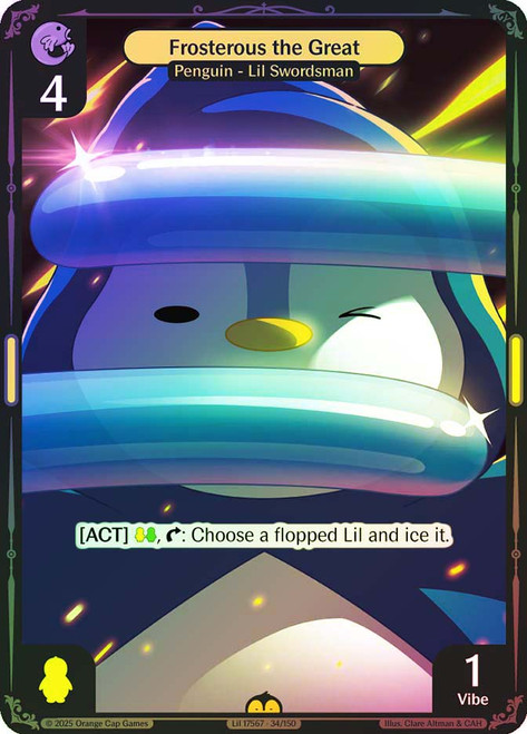 Frosterous the Great
Legend of the Lils
Single
Vibes