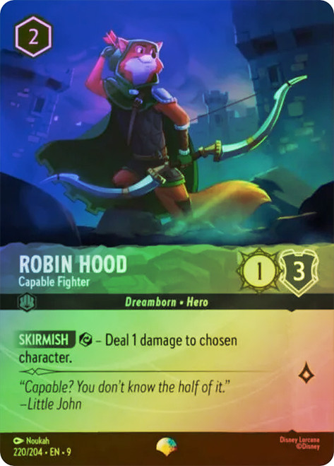 Robin Hood - Capable Fighter (Epic)
Fabled
Single
Lorcana