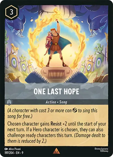 One Last Hope
Fabled
Single
Lorcana
