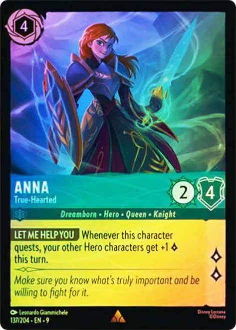 Anna - True-Hearted
Fabled
Single
Lorcana