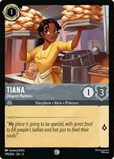 Tiana - Diligent Waitress
Fabled
Single
Lorcana