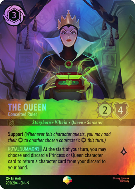 The Queen - Conceited Ruler (Epic)
Fabled
Single
Lorcana