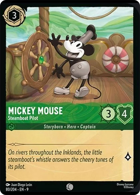 Mickey Mouse - Steamboat Pilot
Fabled
Single
Lorcana