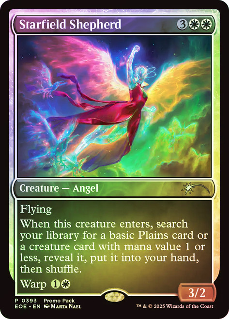 Starfield Shepherd (Promo Pack) (Edge of Eternities)\nPromo: General\nSingle\nMagic The Gathering