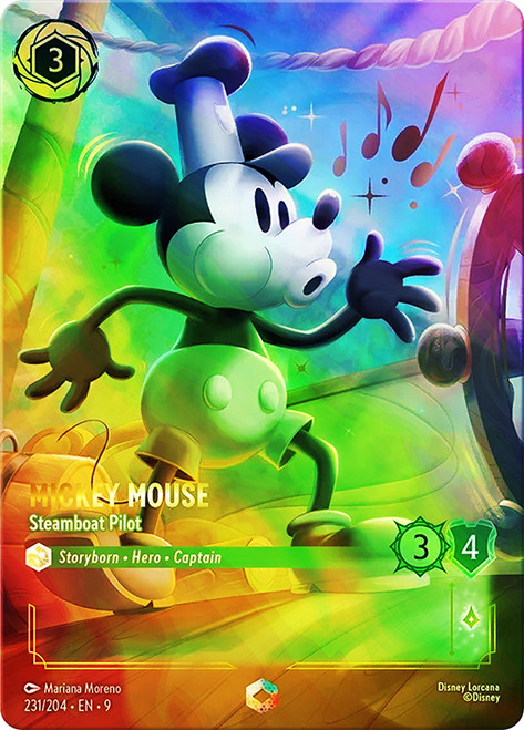 Mickey Mouse - Steamboat Pilot (Enchanted)
Fabled
Single
Lorcana
