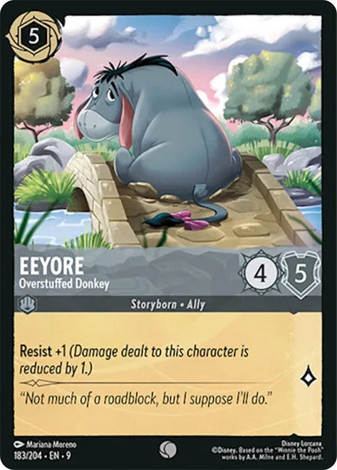 Eeyore - Overstuffed Donkey
Fabled
Single
Lorcana