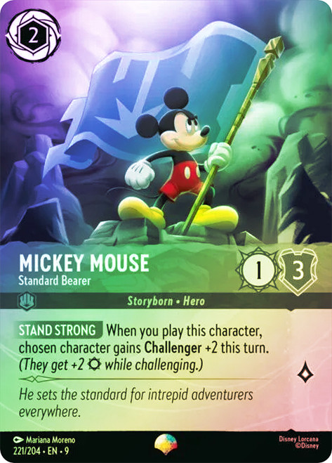 Mickey Mouse - Standard Bearer (Epic)
Fabled
Single
Lorcana