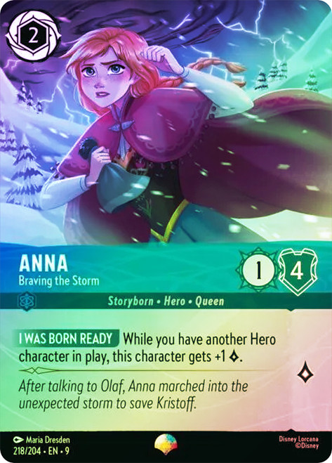 Anna - Braving the Storm (Epic)
Fabled
Single
Lorcana
