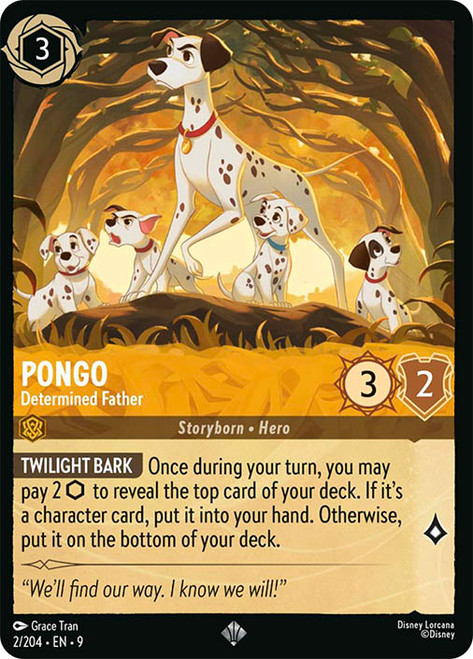 Pongo - Determined Father
Fabled
Single
Lorcana
