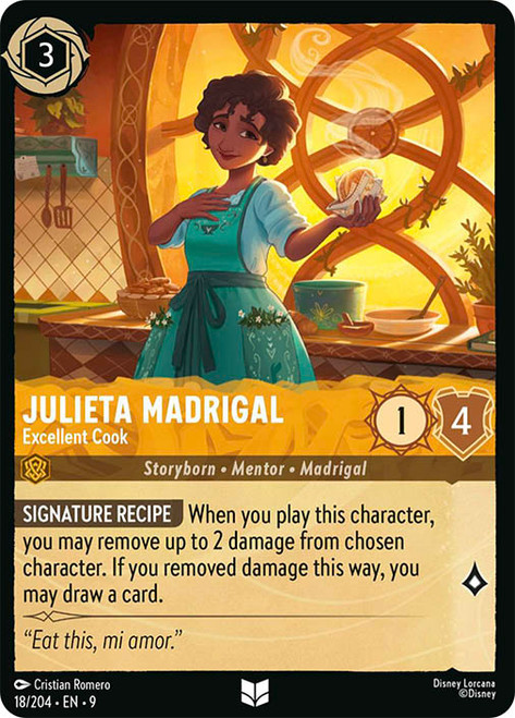 Julieta Madrigal - Excellent Cook
Fabled
Single
Lorcana