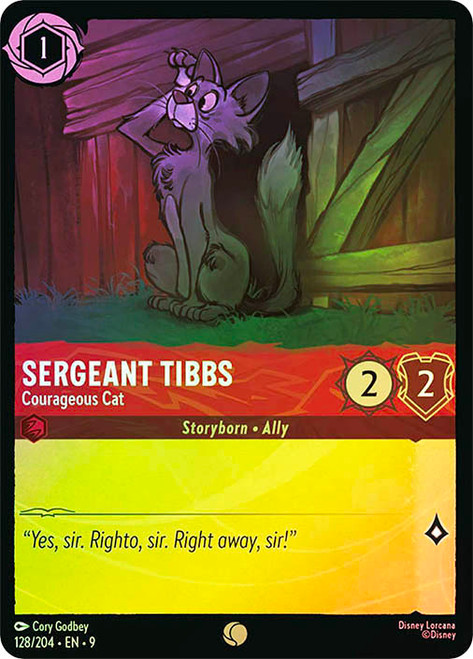 Sergeant Tibbs - Courageous Cat
Fabled
Single
Lorcana