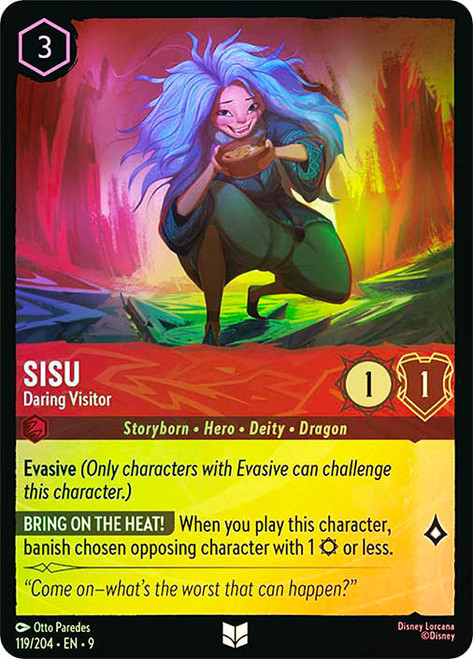 Sisu - Daring Visitor
Fabled
Single
Lorcana
