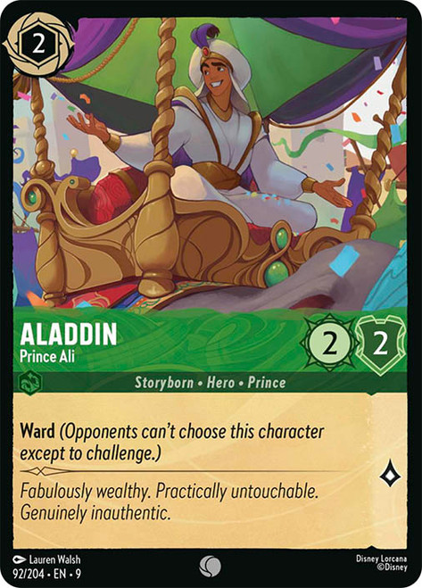 Aladdin - Prince Ali
Fabled
Single
Lorcana