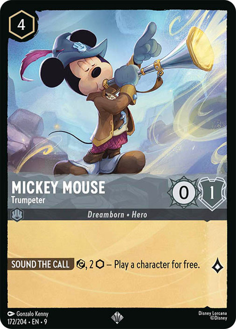Mickey Mouse - Trumpeter
Fabled
Single
Lorcana