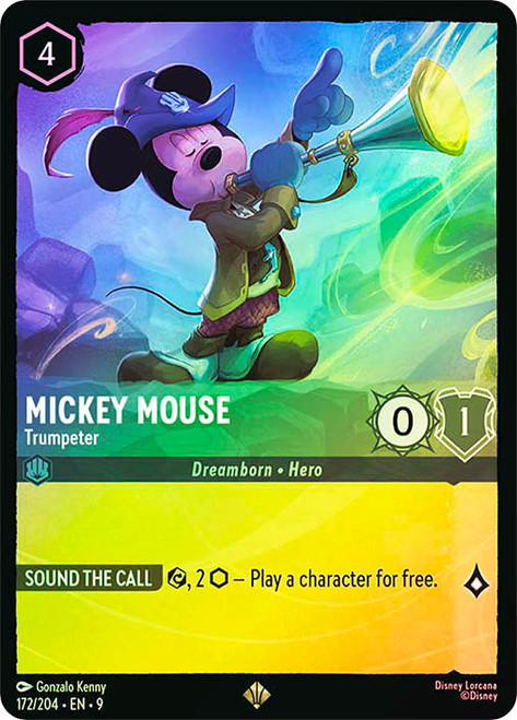 Mickey Mouse - Trumpeter
Fabled
Single
Lorcana