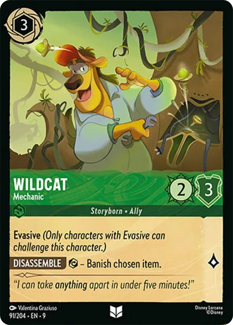 Wildcat - Mechanic
Fabled
Single
Lorcana