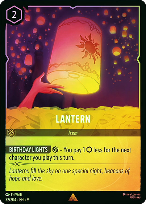 Lantern
Fabled
Single
Lorcana