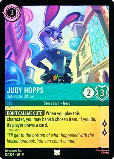 Judy Hopps - Optimistic Officer
Fabled
Single
Lorcana