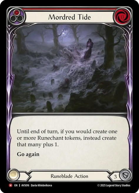 Mordred Tide
Armory Deck: Viserai
Single
Flesh and Blood