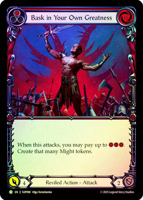 Bask in Your Own Greatness (Red)
Super Slam
Single
Flesh and Blood