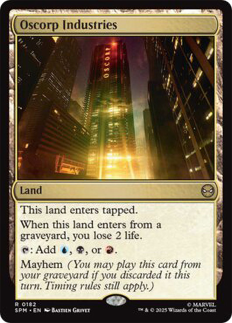 Oscorp Industries\nMarvel's Spider-Man\nSingle\nMagic The Gathering