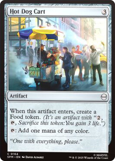 Hot Dog Cart\nMarvel's Spider-Man\nSingle\nMagic The Gathering