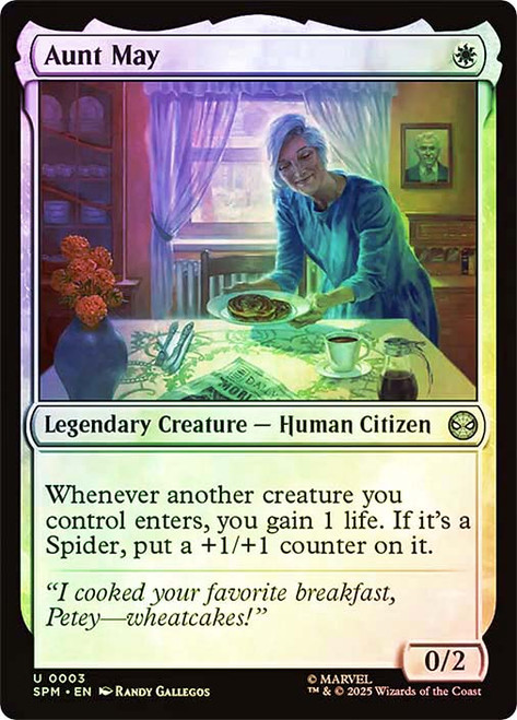 Aunt May\nMarvel's Spider-Man\nSingle\nMagic The Gathering