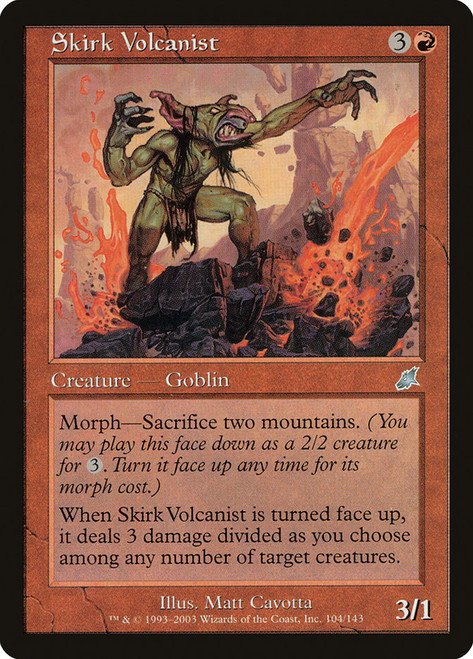 Skirk Volcanist\nScourge\nSingle\nMagic The Gathering