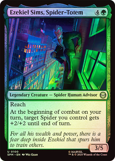 Ezekiel Sims, Spider-Totem\nMarvel's Spider-Man\nSingle\nMagic The Gathering