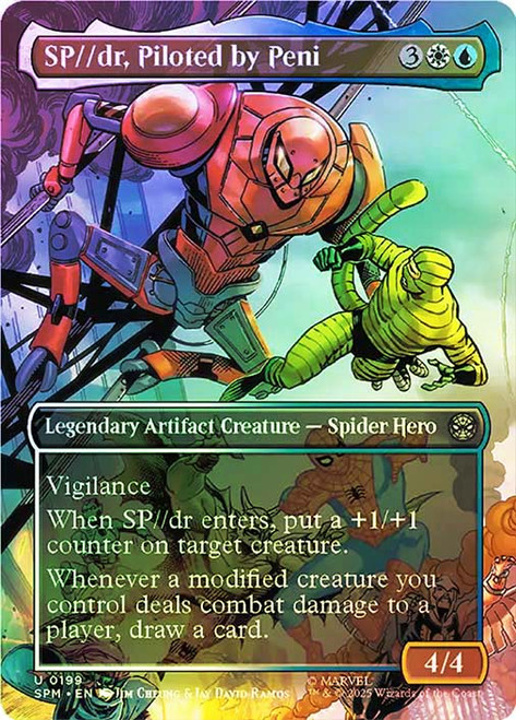 SP//dr, Piloted by Peni (Borderless)\nMarvel's Spider-Man - Variants\nSingle\nMagic The Gathering