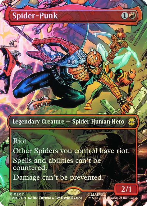Spider-Punk (#207) (Borderless)\nMarvel's Spider-Man - Variants\nSingle\nMagic The Gathering