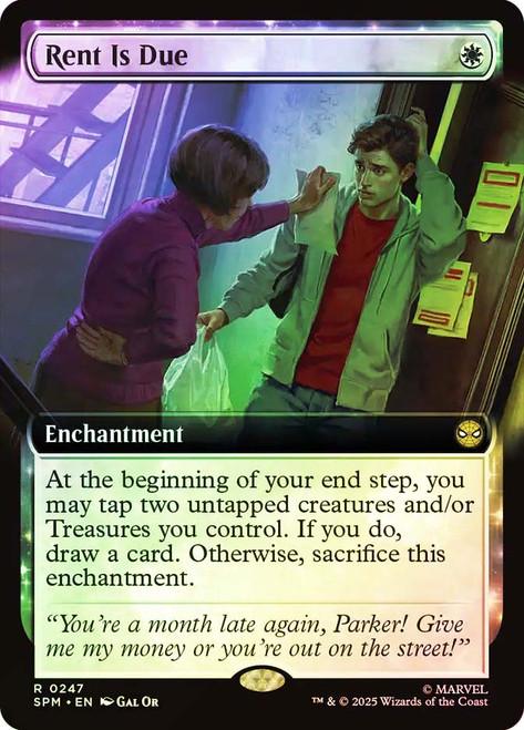 Rent Is Due (Extended Art)\nMarvel's Spider-Man - Variants\nSingle\nMagic The Gathering