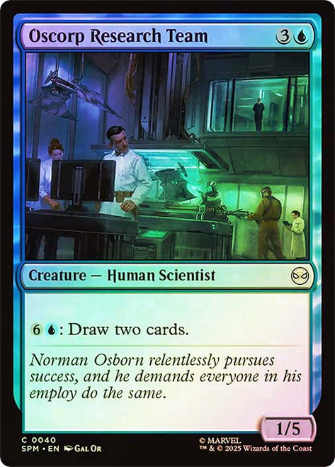 Oscorp Research Team\nMarvel's Spider-Man\nSingle\nMagic The Gathering