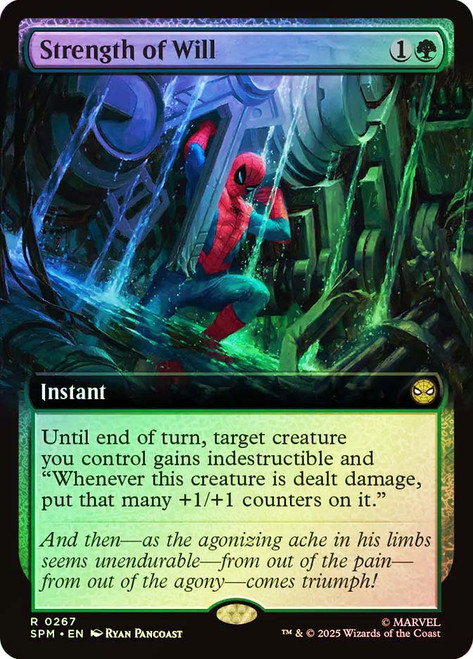 Strength of Will (Extended Art)\nMarvel's Spider-Man - Variants\nSingle\nMagic The Gathering