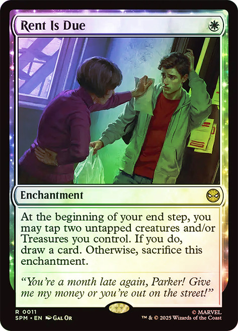 Rent Is Due\nMarvel's Spider-Man\nSingle\nMagic The Gathering