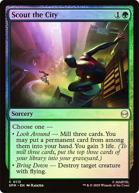 Scout the City\nMarvel's Spider-Man\nSingle\nMagic The Gathering