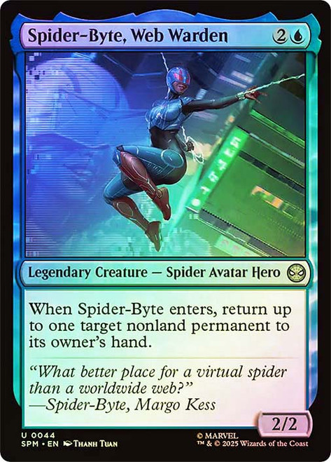 Spider-Byte, Web Warden\nMarvel's Spider-Man\nSingle\nMagic The Gathering