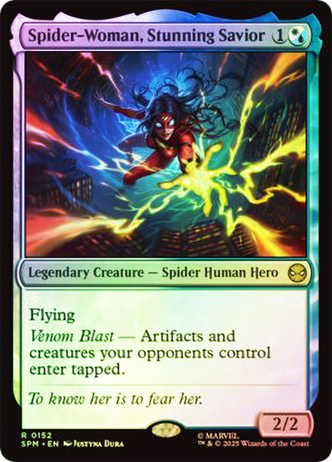 Spider-Woman, Stunning Savior\nMarvel's Spider-Man\nSingle\nMagic The Gathering