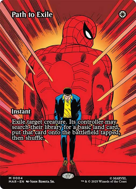 Path to Exile (Borderless)\nMarvel Universe\nSingle\nMagic The Gathering