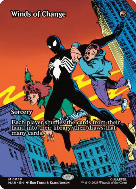 Winds of Change (Borderless)\nMarvel Universe\nSingle\nMagic The Gathering