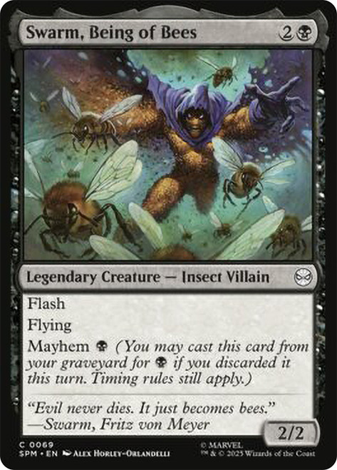 Swarm, Being of Bees\nMarvel's Spider-Man\nSingle\nMagic The Gathering