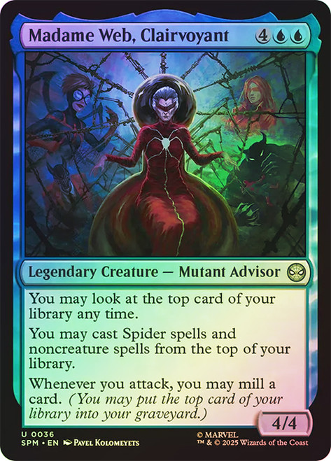 Madame Web, Clairvoyant\nMarvel's Spider-Man\nSingle\nMagic The Gathering