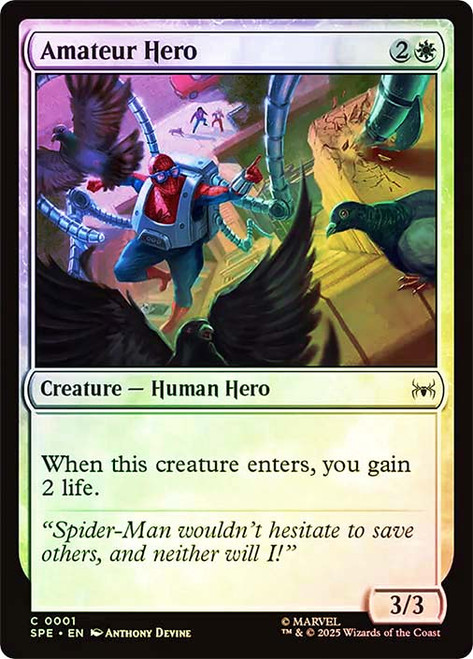 Amateur Hero\nMarvel's Spider-Man Eternal\nSingle\nMagic The Gathering