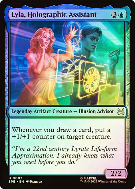 Lyla, Holographic Assistant\nMarvel's Spider-Man Eternal\nSingle\nMagic The Gathering