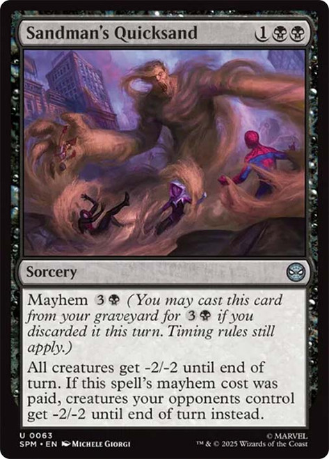 Sandman's Quicksand\nMarvel's Spider-Man\nSingle\nMagic The Gathering