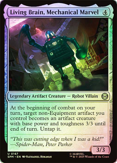 Living Brain, Mechanical Marvel\nMarvel's Spider-Man\nSingle\nMagic The Gathering