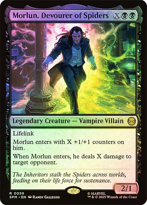 Morlun, Devourer of Spiders\nMarvel's Spider-Man\nSingle\nMagic The Gathering