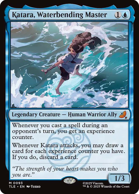 Katara,Waterbending Master/水の技の達人、カタラ 4枚 Katara, Waterbending Master | Avatar: The Last Airbender Eternal
